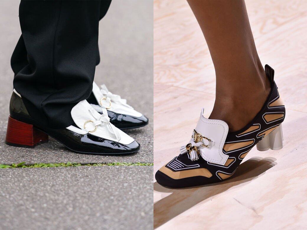 Loafers演變自男裝皮鞋,有平底、也有加上粗跟的高踭鞋款式,既有一點中性味 Loafers演變自男裝皮鞋,有平底、也有加上粗跟的高踭鞋款式,既有一點中性味