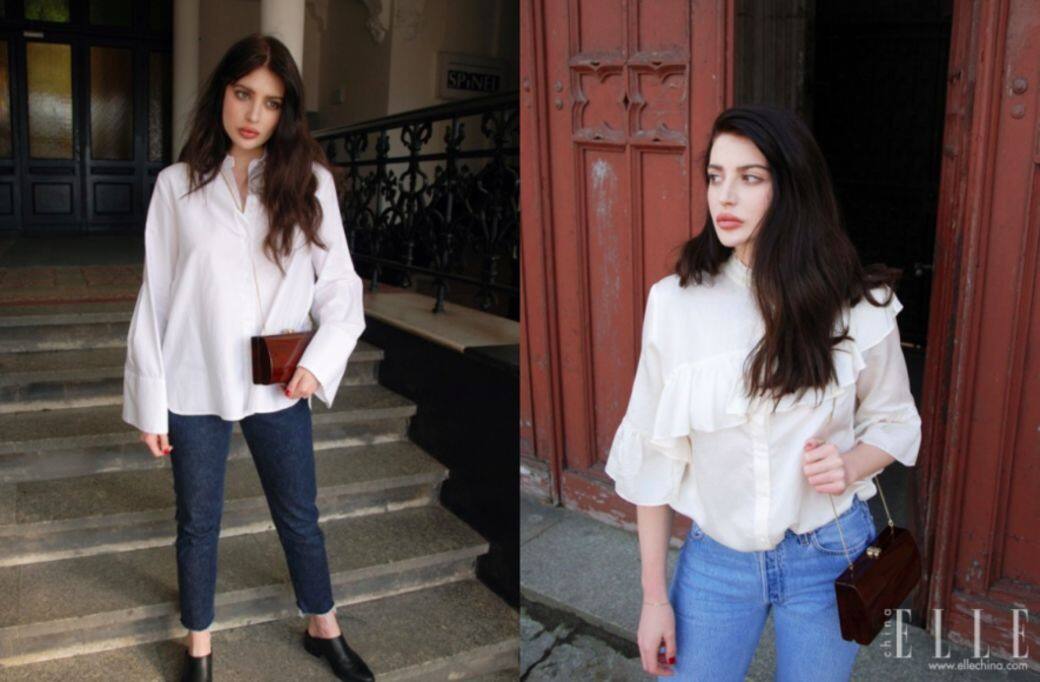 Laura 偏好中性的色調及裝扮,白襯衫更是她常穿的單品。原來H&M, Zara等一些 Laura 偏好中性的色調及裝扮,白襯衫更是她常穿的單品。原來H&M, Zara等一些