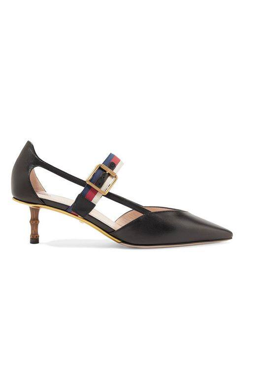 Gucci紅綠綁帶小貓跟鞋 - £625(約港幣$6,250) Gucci紅綠綁帶小貓跟鞋 - £625(約港幣$6,250)