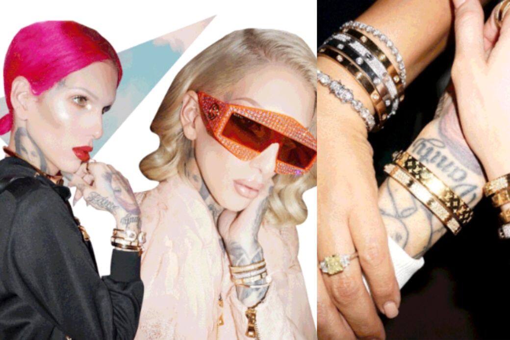 Jeffree Star的配飾勝就勝在每一個都夠大夠閃夠特別,對大金鍊更可以說真愛 Jeffree Star的配飾勝就勝在每一個都夠大夠閃夠特別,對大金鍊更可以說真愛