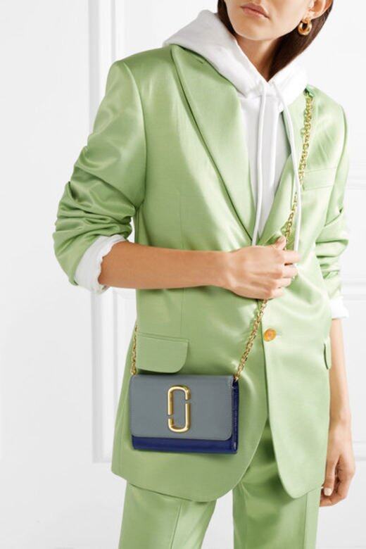 Marc Jacobs拼色斜揹袋 $2,790 available at net-a-porter.com