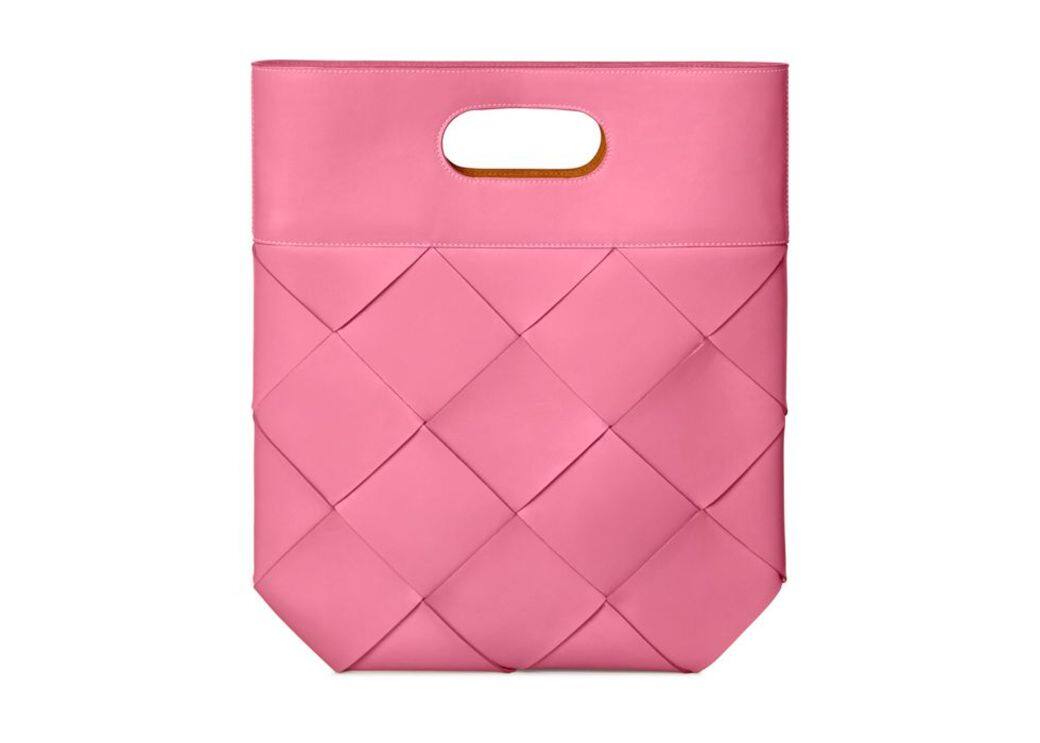 The Slip 粉色織皮手袋﻿，$19,289