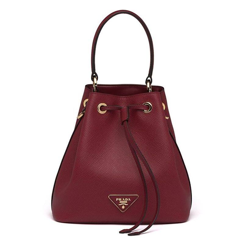 Prada Saffiano皮革水桶袋 Prada Saffiano皮革水桶袋