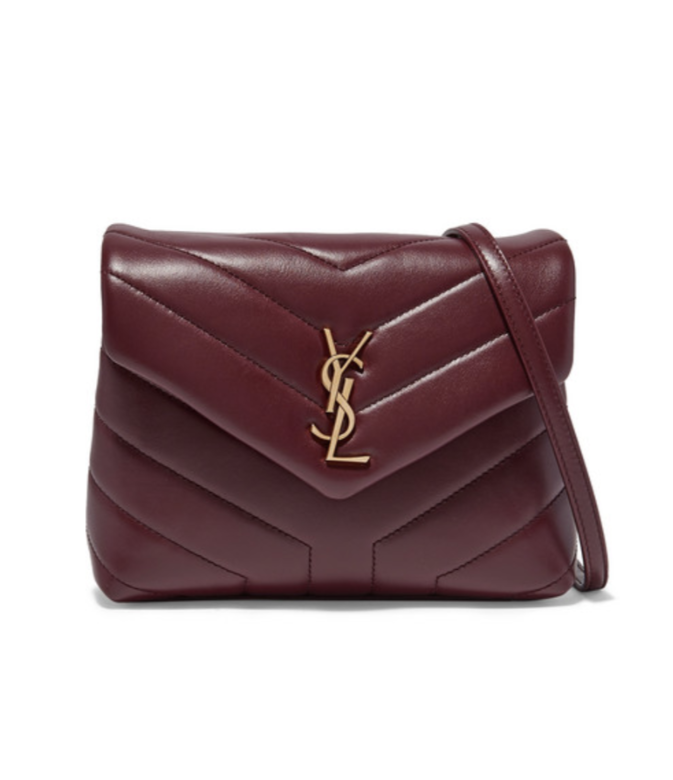 Saint Laurent Loulou Toy皮革斜肩手袋 Saint Laurent Loulou Toy皮革斜肩手袋