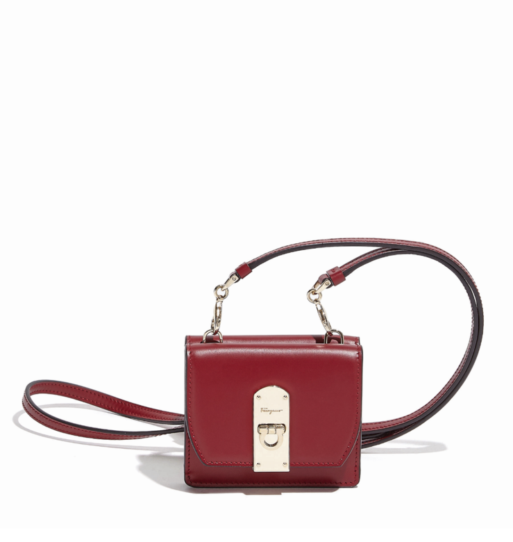 Salvatore Ferragamo Boxyz小牛皮斜肩迷你款手袋 Salvatore Ferragamo Boxyz小牛皮斜肩迷你款手袋