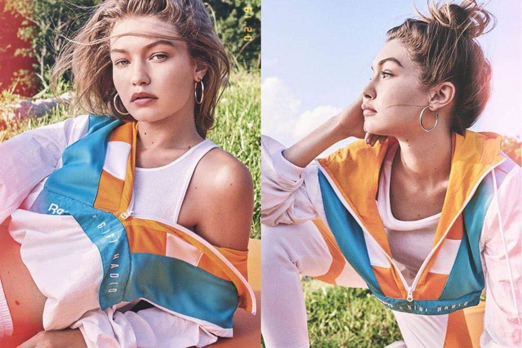 今次GiGi Hadid聯手復古潮流品牌Reebok推出聯名系列,由她親自設計的運動服和 今次GiGi Hadid聯手復古潮流品牌Reebok推出聯名系列,由她親自設計的運動服和