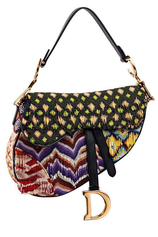 2.Saddle Bag 珠子流蘇飾手袋(Dior) 2.Saddle Bag 珠子流蘇飾手袋(Dior)