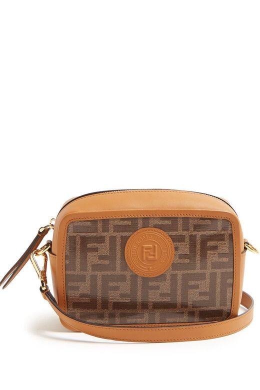 Double F leather mini 標誌圖案手袋(Fendi) Double F leather mini 標誌圖案手袋(Fendi)