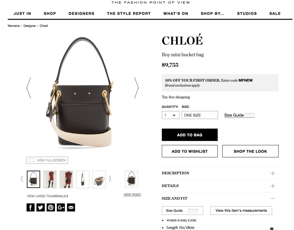 Matchesfashion價錢算是中規中矩,盛惠$9755,初次購物有9折優惠。 Matchesfashion價錢算是中規中矩,盛惠$9755,初次購物有9折優惠。
