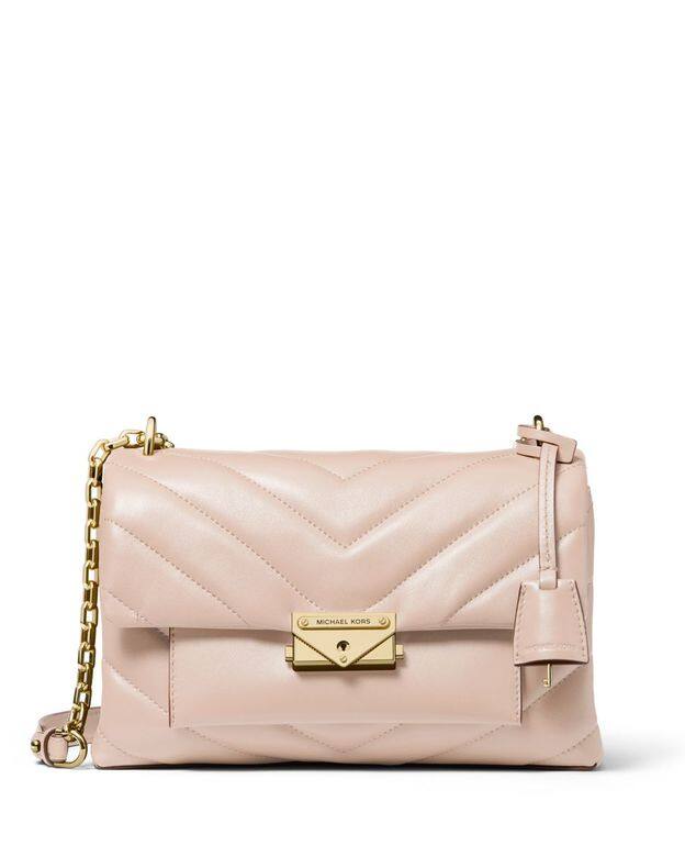 MICHAEL Michael Kors ,CECE粉色縫衍鍊包 MICHAEL Michael Kors ,CECE粉色縫衍鍊包