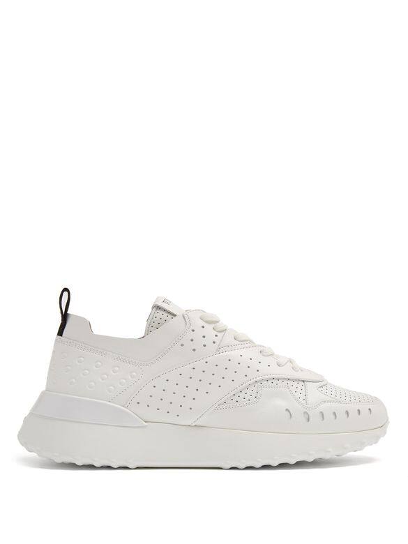 透氣純白淨白皮革波鞋($3,987 Tod's) 透氣純白淨白皮革波鞋($3,987 Tod's)
