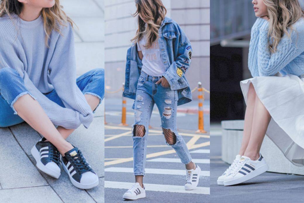 Adidas Originals, Superstar, 厚底鞋, 波鞋, 配搭, 穿搭 Adidas Originals, Superstar, 厚底鞋, 波鞋, 配搭, 穿搭