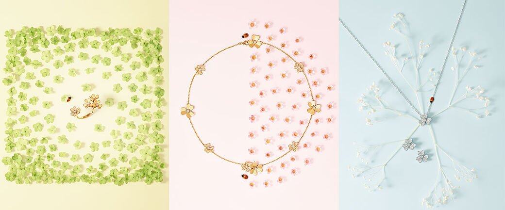 Van Cleef & Arpels與花藝師Garance Du Nord及攝影師Ines Dieleman攜手合作,為Frivole系列拍攝一輯三張 Van Cleef & Arpels與花藝師Garance Du Nord及攝影師Ines Dieleman攜手合作,為Frivole系列拍攝一輯三張