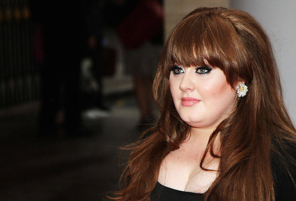 有人會認為肥胖的身型會令魅力減分，事實是Adele的體重並沒有影響她的