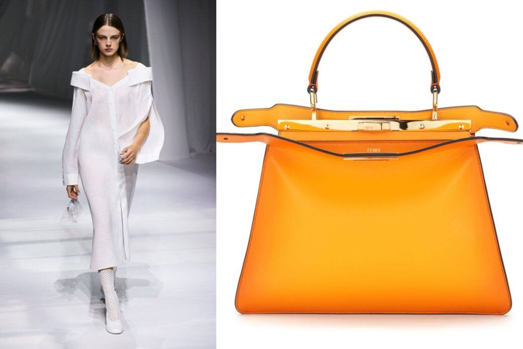 宋慧喬同款服裝和手袋:Fendi 2021春夏系列 look 10 慵懶休閒感十足;Fendi Peekaboo I See U 宋慧喬同款服裝和手袋:Fendi 2021春夏系列 look 10 慵懶休閒感十足;Fendi Peekaboo I See U