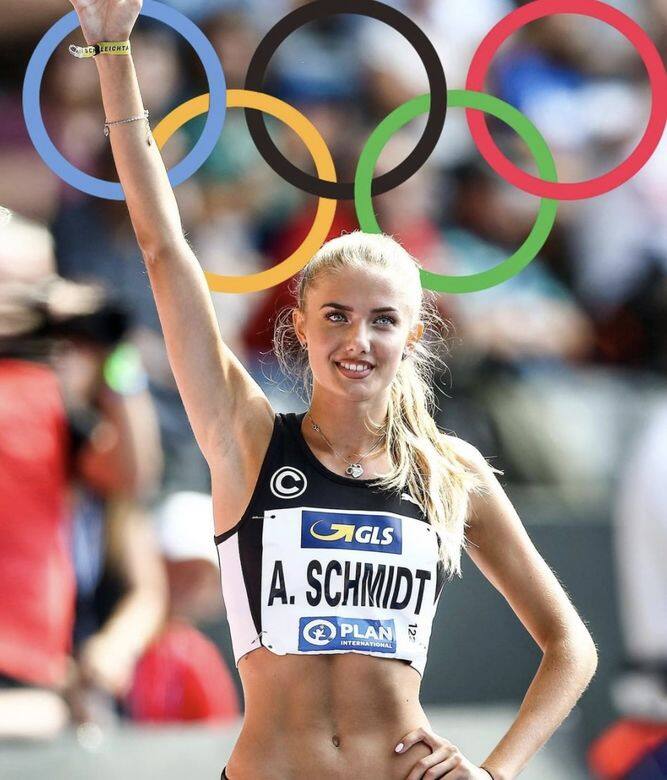 即將代表德國出戰東奧4x400米接力賽的Alica Schmidt,是位田徑選手,現專攻400米及400米跨欄項目。年紀輕輕的她已曾分別在2017年歐洲U20及2019年歐洲U23田徑錦標賽4x400米接力賽獲得亞軍,並於2019的錦標賽中400米項目中獲得第三名。 即將代表德國出戰東奧4x400米接力賽的Alica Schmidt,是位田徑選手,現專攻400米及400米跨欄項目。年紀輕輕的她已曾分別在2017年歐洲U20及2019年歐洲U23田徑錦標賽4x400米接力賽獲得亞軍,並於2019的錦標賽中400米項目中獲得第三名。
