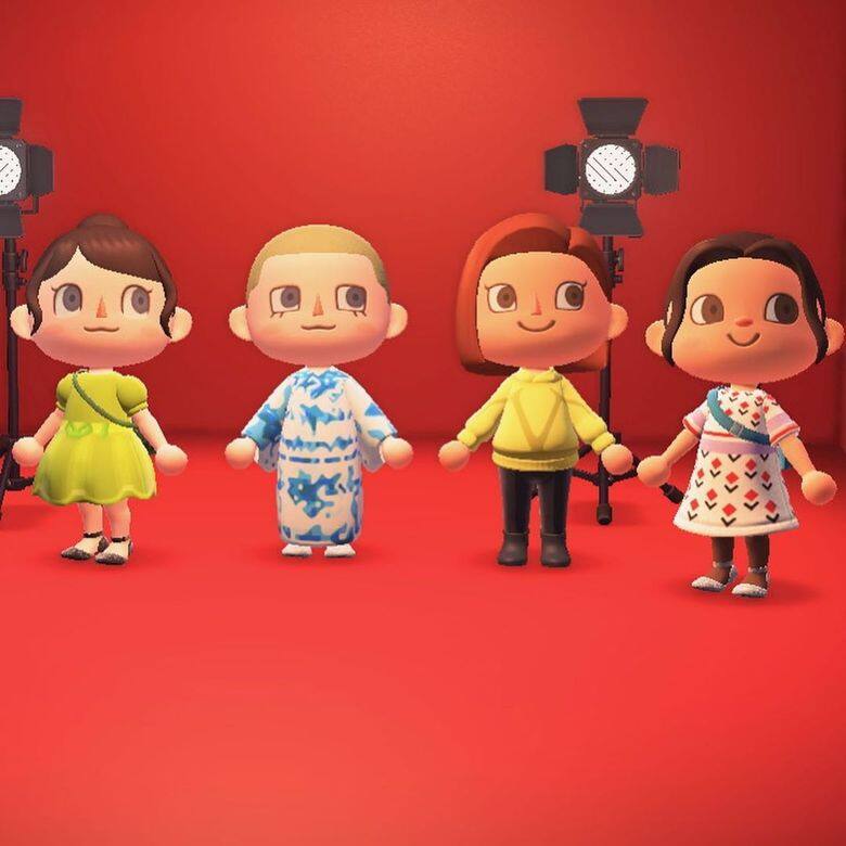 Valentino 為了《動物之森》一次推出了25款設計,每一件都是2020春夏系列的時裝和 Valentino 為了《動物之森》一次推出了25款設計,每一件都是2020春夏系列的時裝和