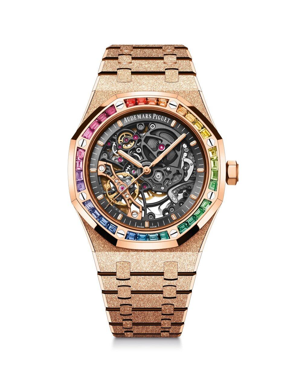 Audemars Piguet皇家橡樹鏤空雙擺輪腕錶 Audemars Piguet皇家橡樹鏤空雙擺輪腕錶