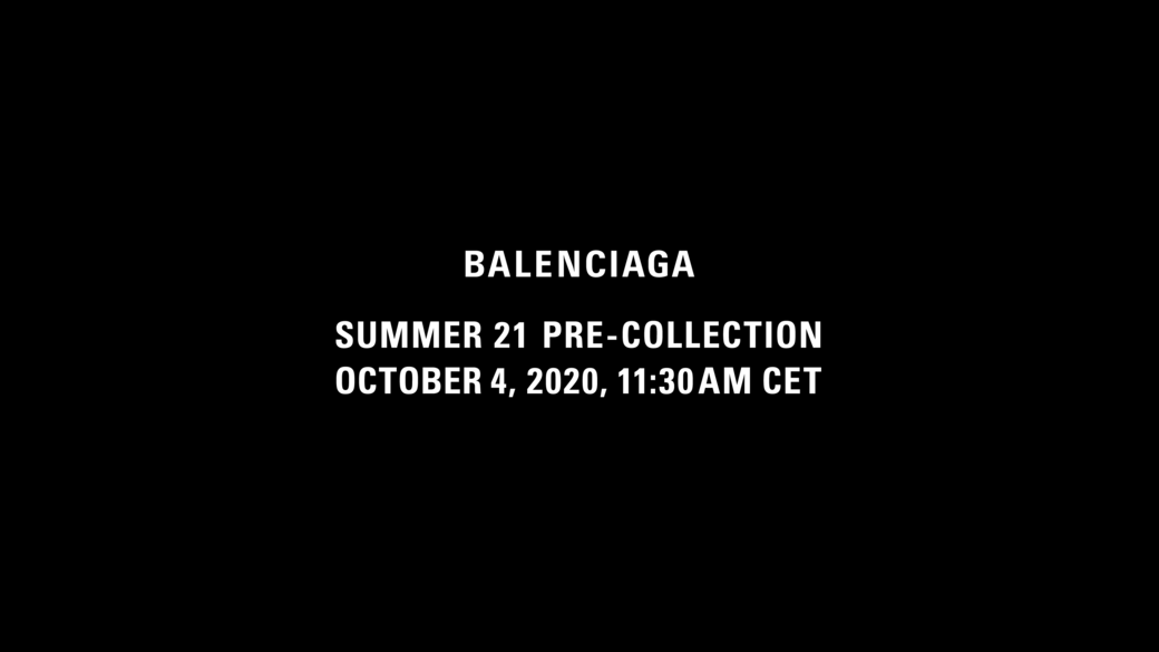 直播！Balenciaga SS21春夏女裝系列時裝騷