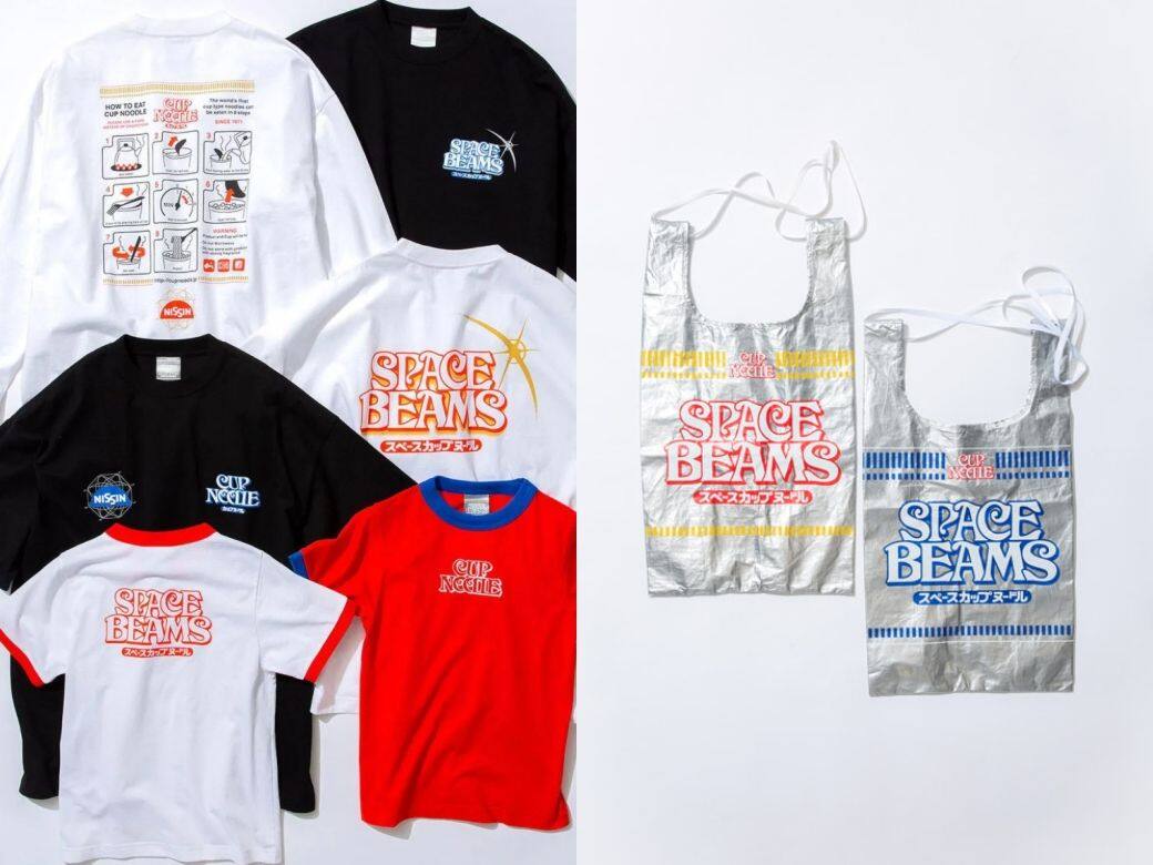 Beams與日清食品Nissin聯乘推出玩味設計！搞鬼T恤及手袋款式於1月16日正式出售！
