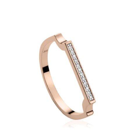 Monica Vinader Signature Thin Diamond ring Monica Vinader Signature Thin Diamond ring