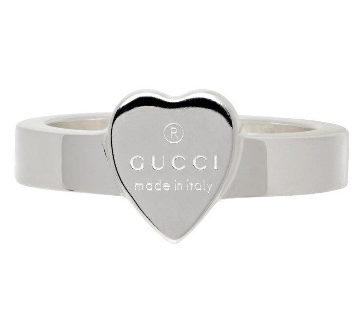 GUCCI Silver Heart Ring GUCCI Silver Heart Ring