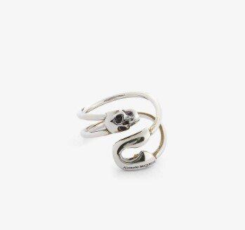 ALEXANDER MCQUEEN Safety Pin brass ring ALEXANDER MCQUEEN Safety Pin brass ring