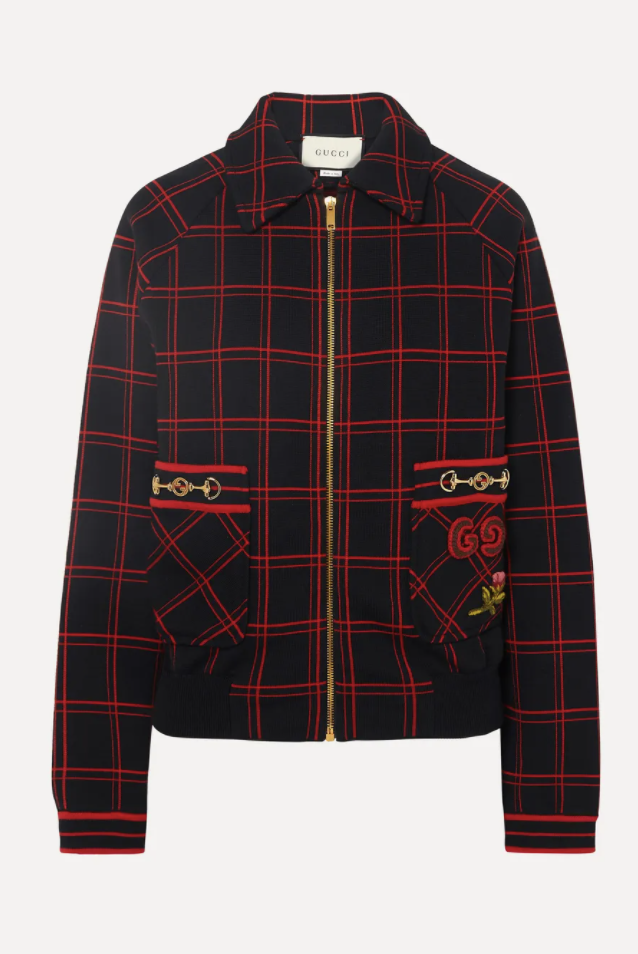 格子圖案外套 Gucci 格子圖案外套 Gucci