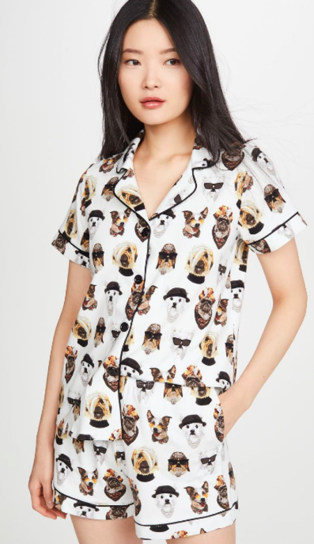 BEDHEAD PAJAMASCelebrity Pups小狗印花睡衣套裝HKD884 BEDHEAD PAJAMASCelebrity Pups小狗印花睡衣套裝HKD884