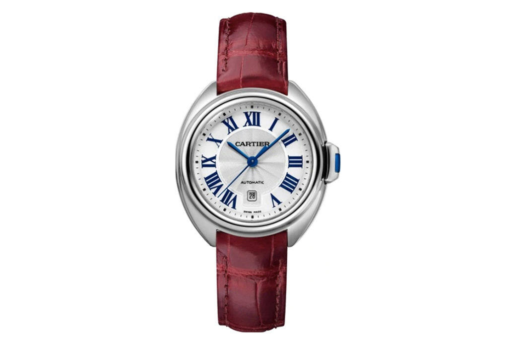 Cartier最新錶款Clé de Cartier,外表圓潤,線條簡約流麗,其重點落於鑰匙形錶冠,腕錶 Cartier最新錶款Clé de Cartier,外表圓潤,線條簡約流麗,其重點落於鑰匙形錶冠,腕錶