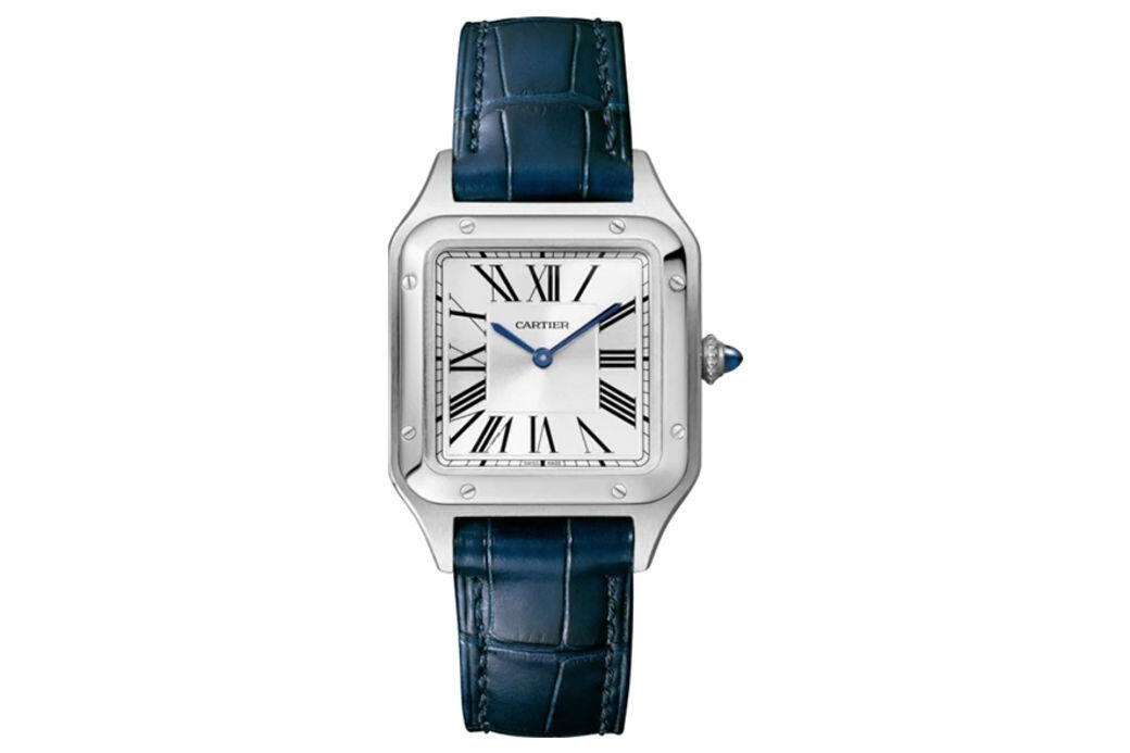 Cartier Santos-Dumont腕錶是路易卡地亞於1904年為飛行員朋友所設計的錶款。簡潔的方