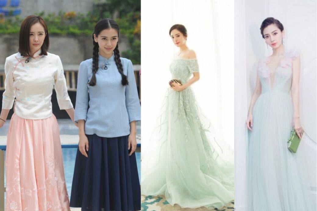 Angelababy, 楊冪, 穿搭, 配搭 Angelababy, 楊冪, 穿搭, 配搭