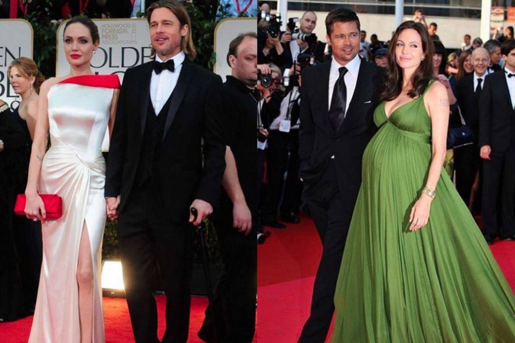 Anglelina Jolie, Brad Pitt, 紅地毯, 情侶造型 Anglelina Jolie, Brad Pitt, 紅地毯, 情侶造型