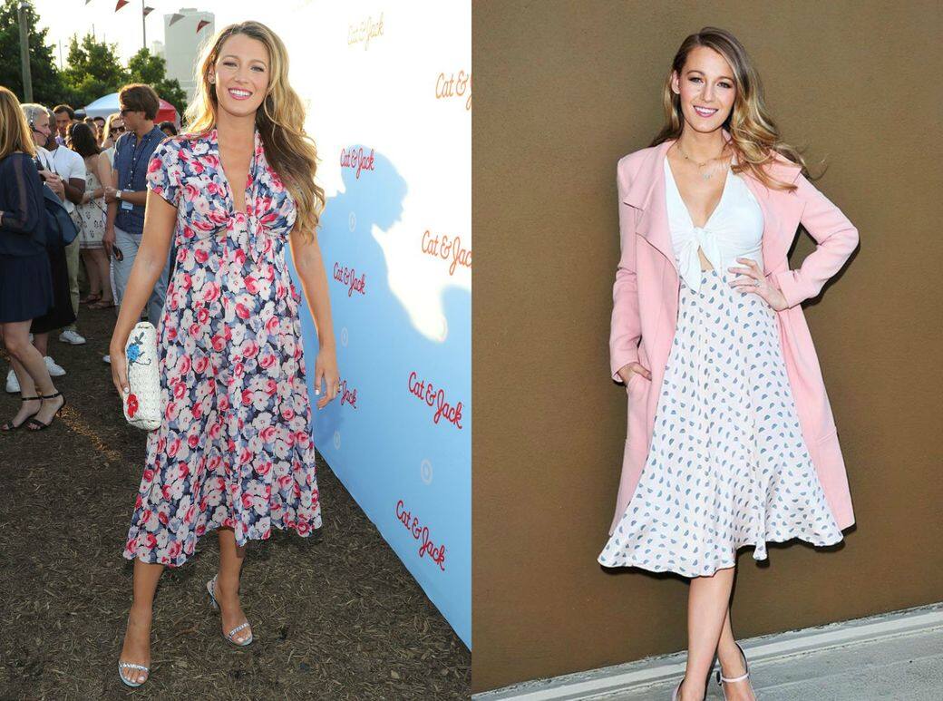 Blake Lively 現實生活復古風碎花裙穿搭 Blake Lively 現實生活復古風碎花裙穿搭
