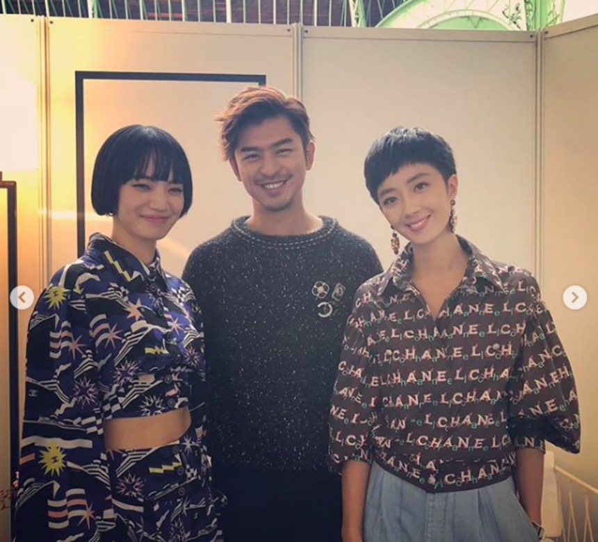 陳柏霖在IG上載了他跟小松菜奈和桂綸鎂的合照。 陳柏霖在IG上載了他跟小松菜奈和桂綸鎂的合照。