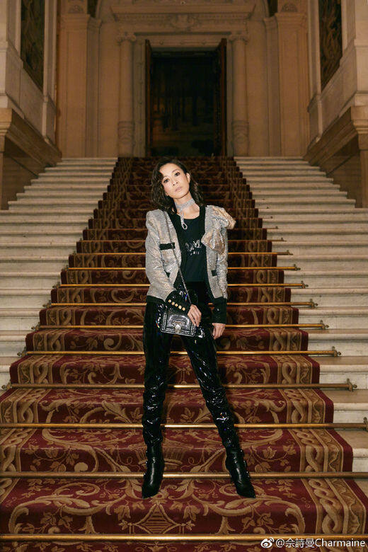 佘詩曼 2019 Balmain 春夏巴黎時裝展穿搭 佘詩曼 2019 Balmain 春夏巴黎時裝展穿搭