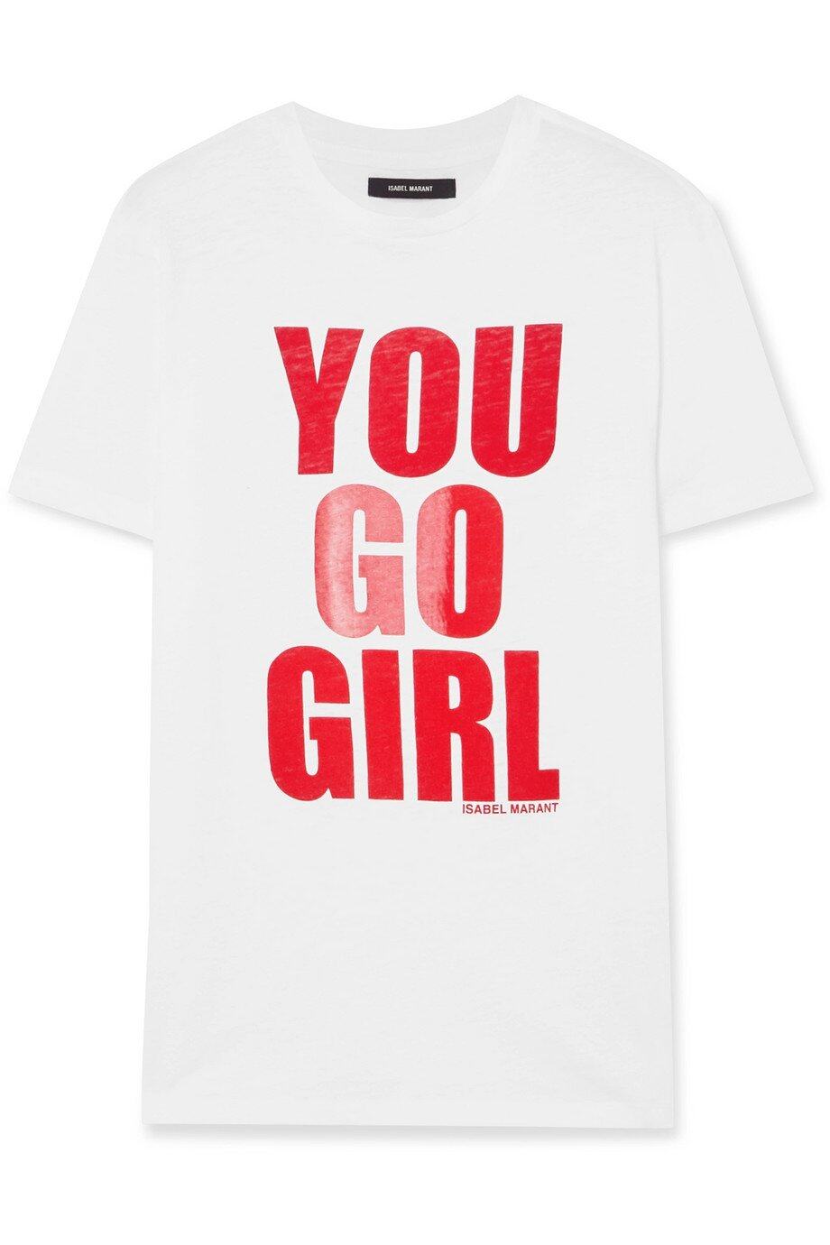 Isabel Marant「You Go Girl」T恤