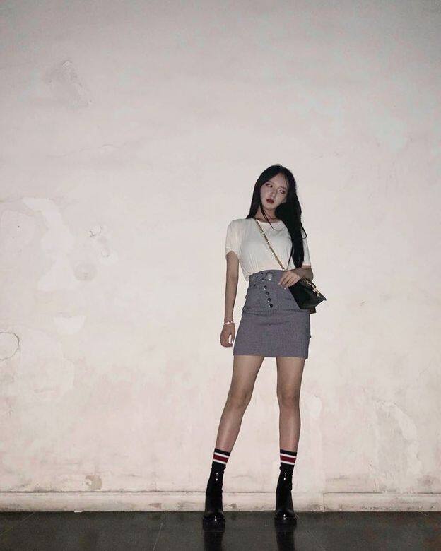 韓國女團「宇宙少女」中國成員程瀟:私下穿搭 韓國女團「宇宙少女」中國成員程瀟:私下穿搭