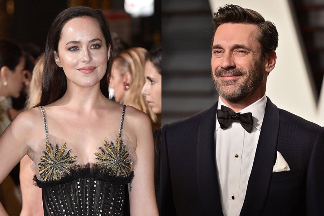 Jon Hamm, Dakota Johnson, 穿搭, 搭配, 戀情 Jon Hamm, Dakota Johnson, 穿搭, 搭配, 戀情