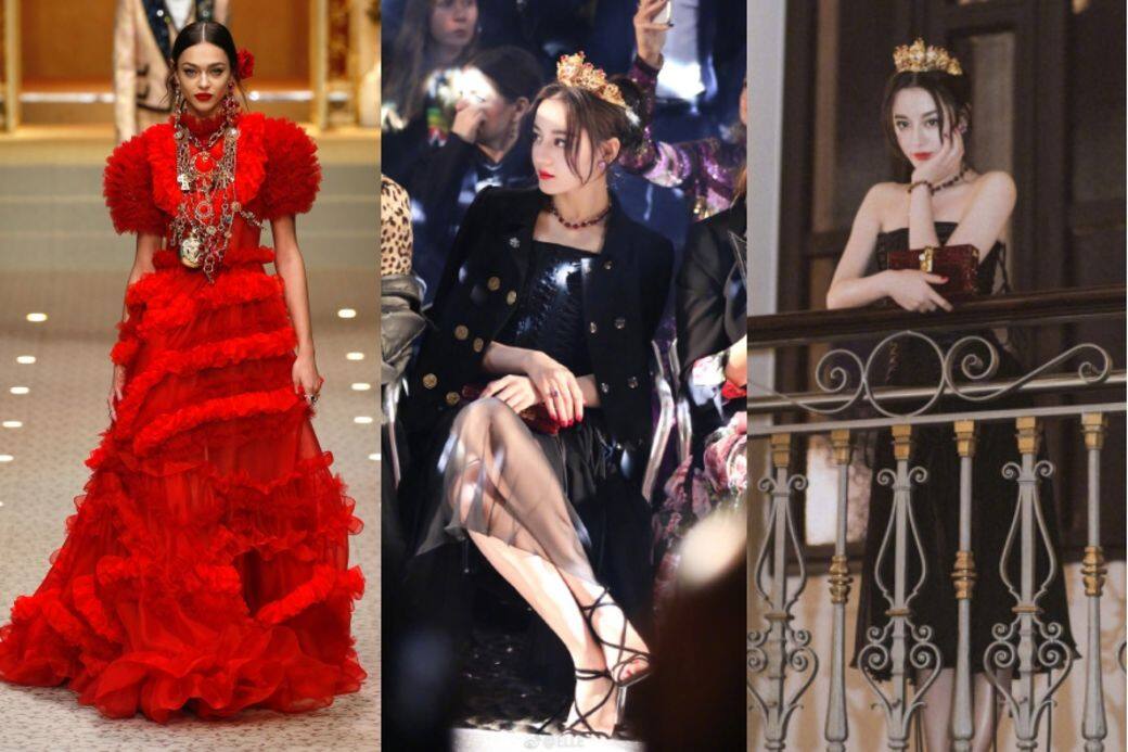 2018秋冬, FW18, 時裝周, FW18 Fashion Week, Dolce & Gabbana, 迪麗熱巴 2018秋冬, FW18, 時裝周, FW18 Fashion Week, Dolce & Gabbana, 迪麗熱巴