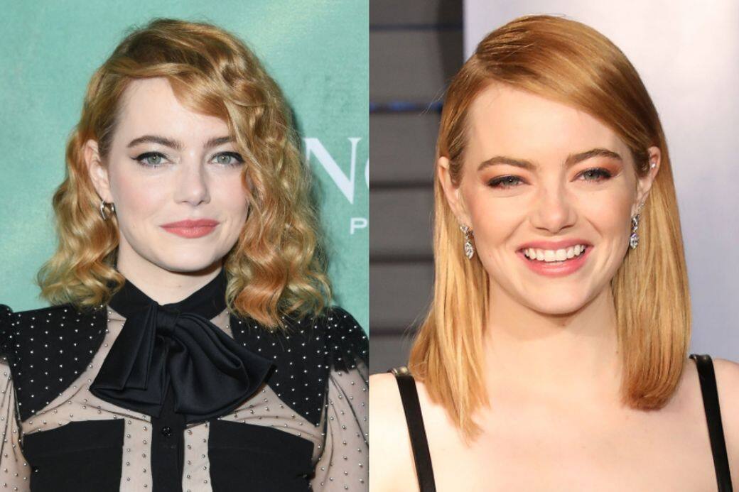 你看得出Emma Stone愛低胸造型的原因嗎?比起圓領的密封式領口設計,露出鎖 你看得出Emma Stone愛低胸造型的原因嗎?比起圓領的密封式領口設計,露出鎖