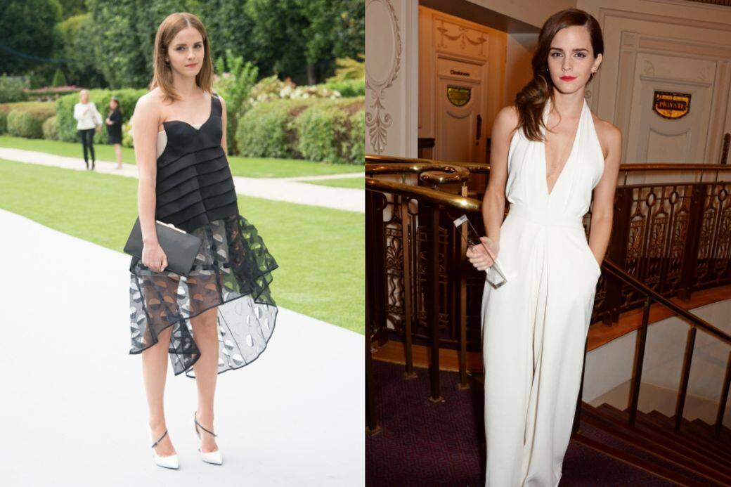 2014年 大學同學兼欖球員Matthew Janney Emma Watson與Matthew拍拖時,多以低胸造型出席公開活 2014年 大學同學兼欖球員Matthew Janney Emma Watson與Matthew拍拖時,多以低胸造型出席公開活