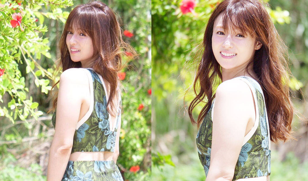 深田恭子以碎花單品來顯瘦 深田恭子以碎花單品來顯瘦