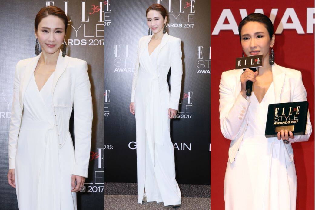 黎姿, 凍齡, 人妻, 穿搭, 貴氣, 白色, ELLE Style Awards 黎姿, 凍齡, 人妻, 穿搭, 貴氣, 白色, ELLE Style Awards