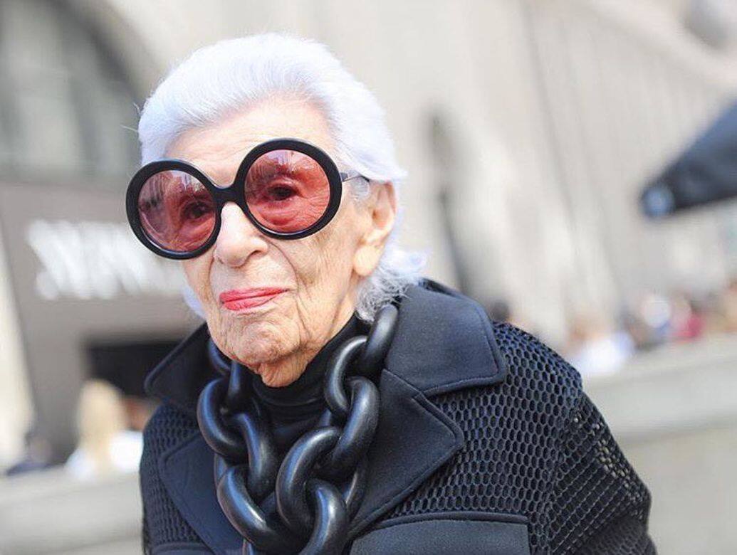 時裝發燒友應該對 Iris Apfel 不陌生 時裝發燒友應該對 Iris Apfel 不陌生