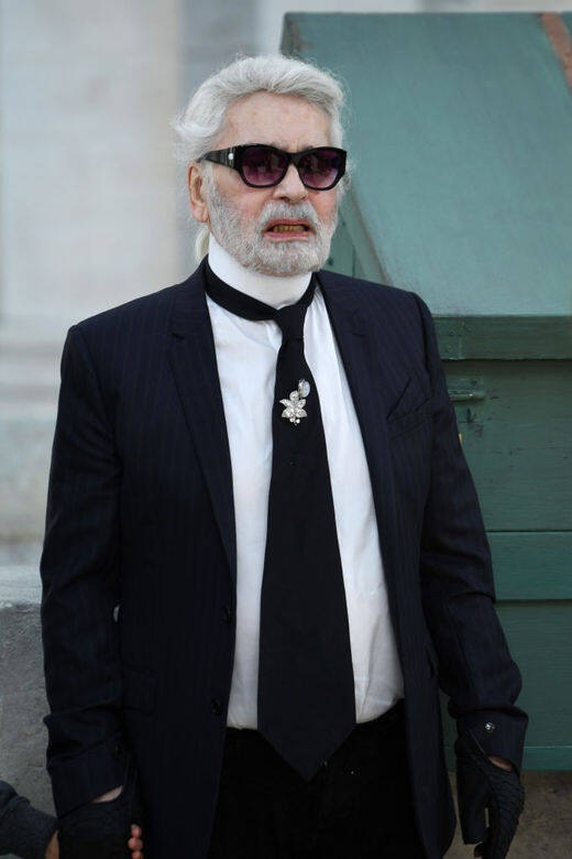 老佛爺 Karl Lagerfeld 近年的造型 老佛爺 Karl Lagerfeld 近年的造型