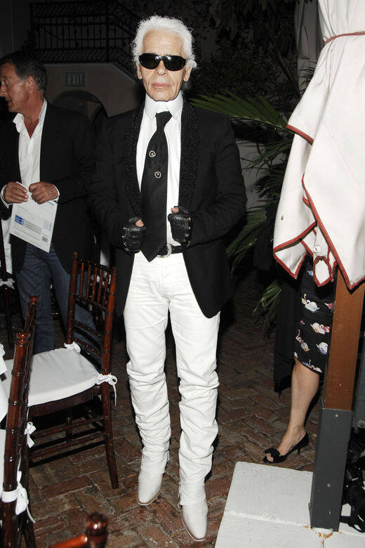 老佛爺 Karl Lagerfeld 的形象深入人心 老佛爺 Karl Lagerfeld 的形象深入人心