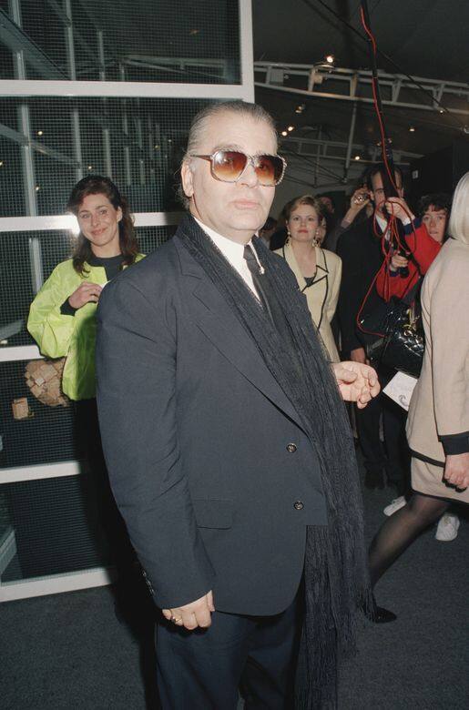 老佛爺 Karl Lagerfeld 90 年代的造型 老佛爺 Karl Lagerfeld 90 年代的造型