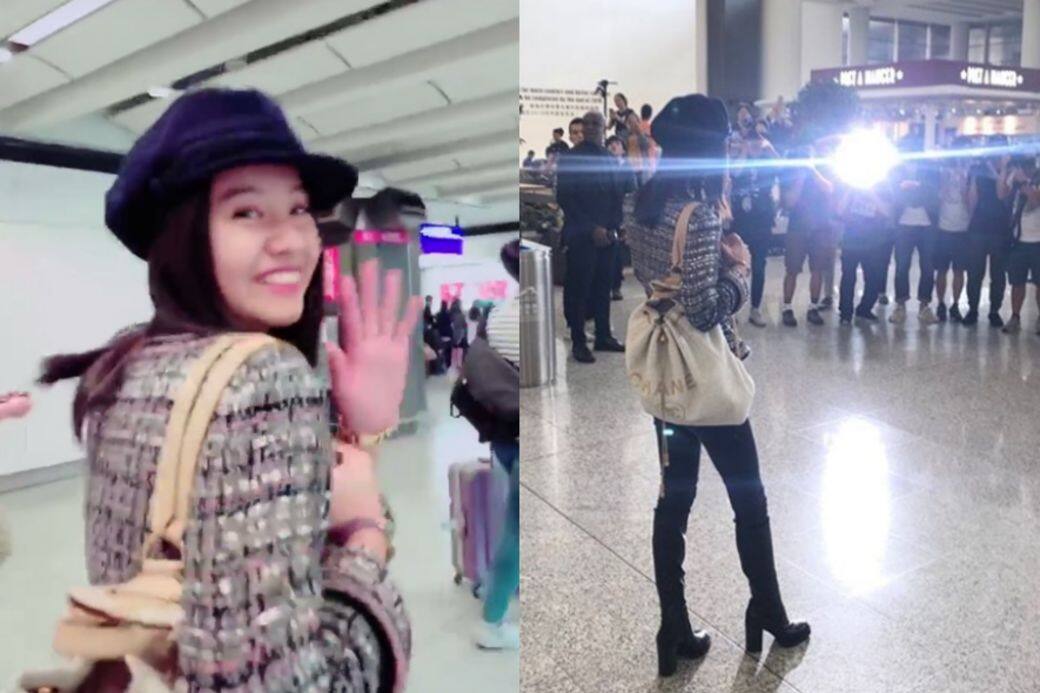 木村光希和媽媽工藤静香一同抵港為香港版《ELLE》準備封面拍攝，身穿Chanel外