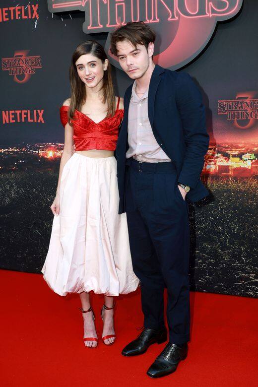 2019年7月兩人結伴出席《Stranger Things 3》的巴黎首映禮。